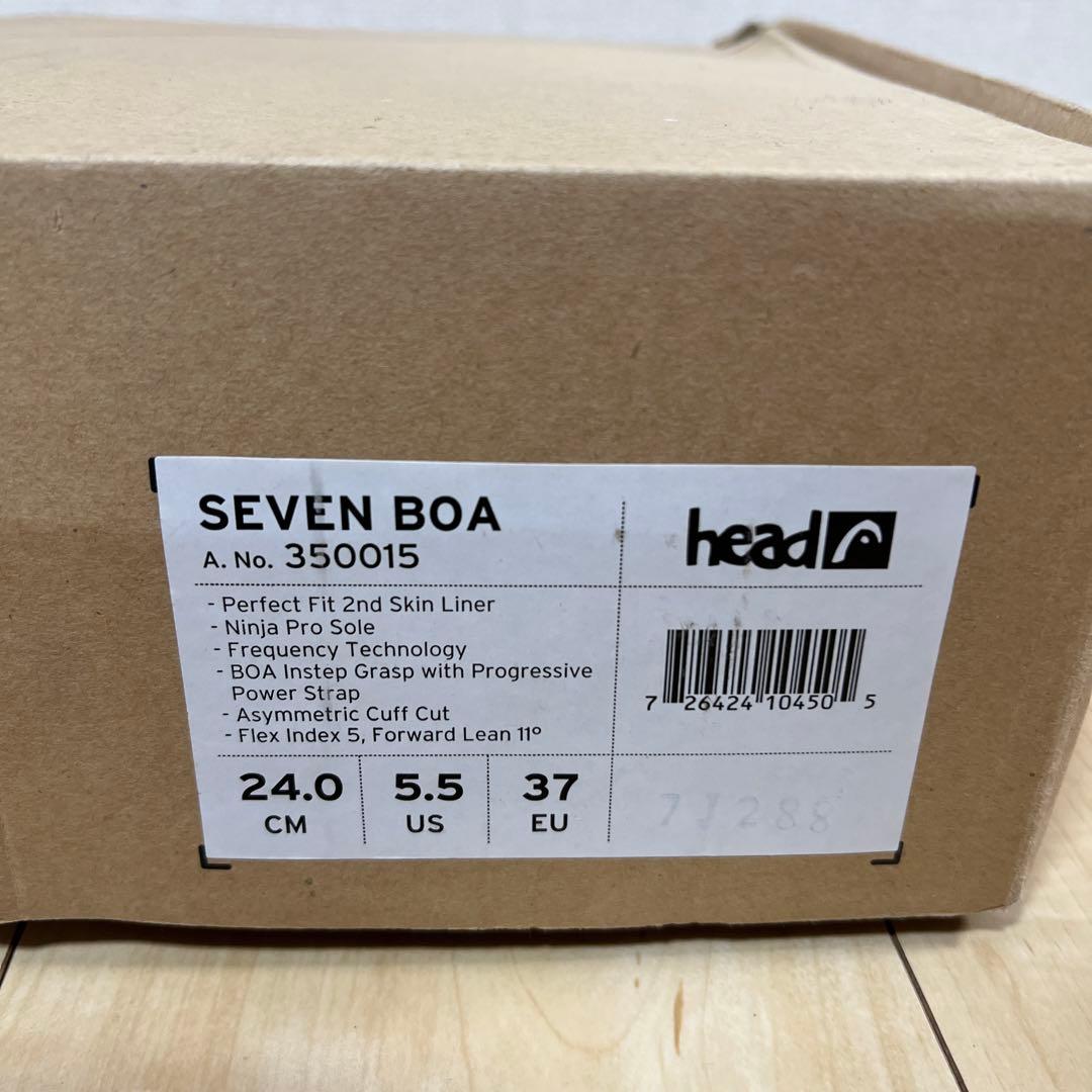 【即日発送】HEAD ヘッド スノボブーツSEVEN BOAセブンボア 24cm