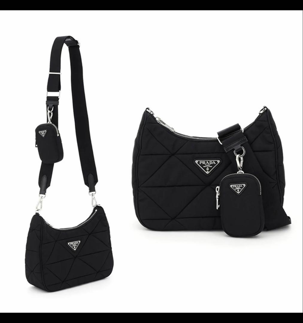 正規品　美品【PRADA】パデッドナイロン ショルダーバッグ