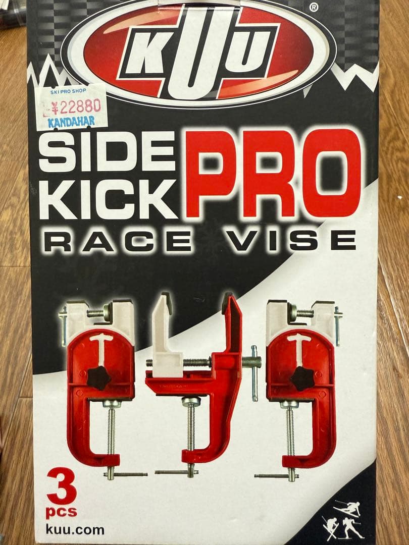 中古　スキー チューンナップ台 折りたたみ式作業台 バイス付きのセット