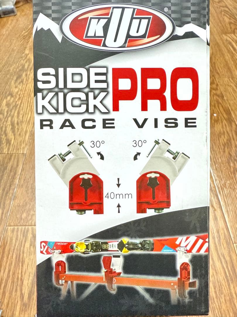 中古　スキー チューンナップ台 折りたたみ式作業台 バイス付きのセット