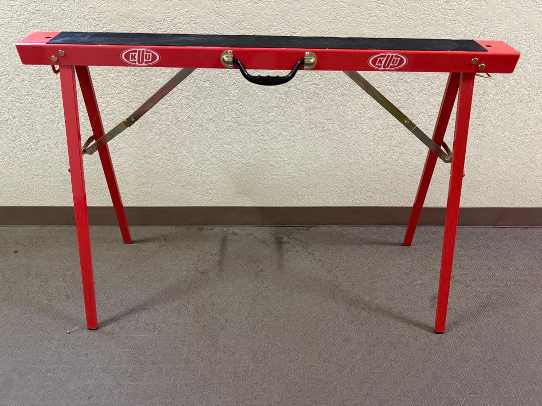 中古　スキー チューンナップ台 折りたたみ式作業台 バイス付きのセット