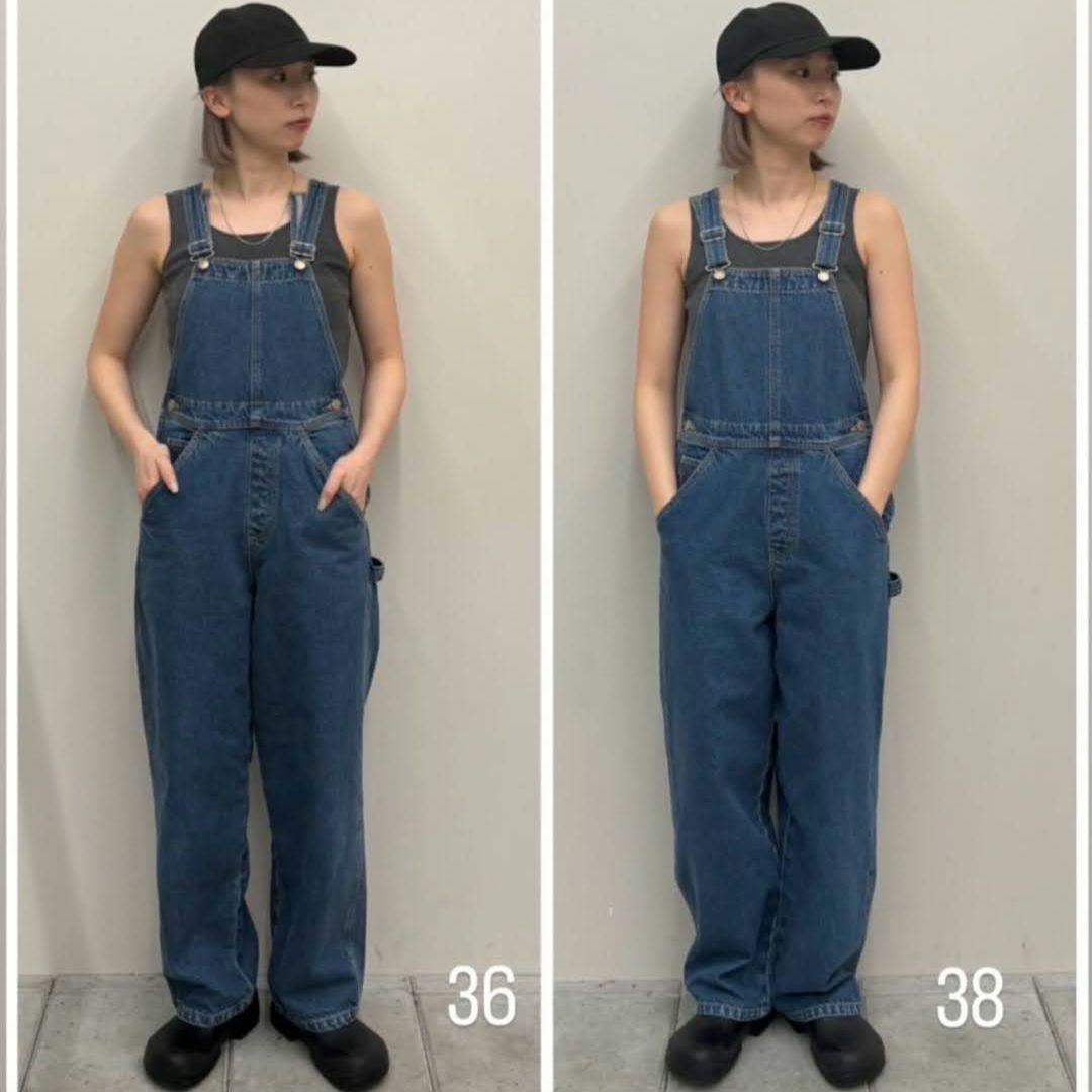 【新品タグ付】anuke デニムオーバーオール 38