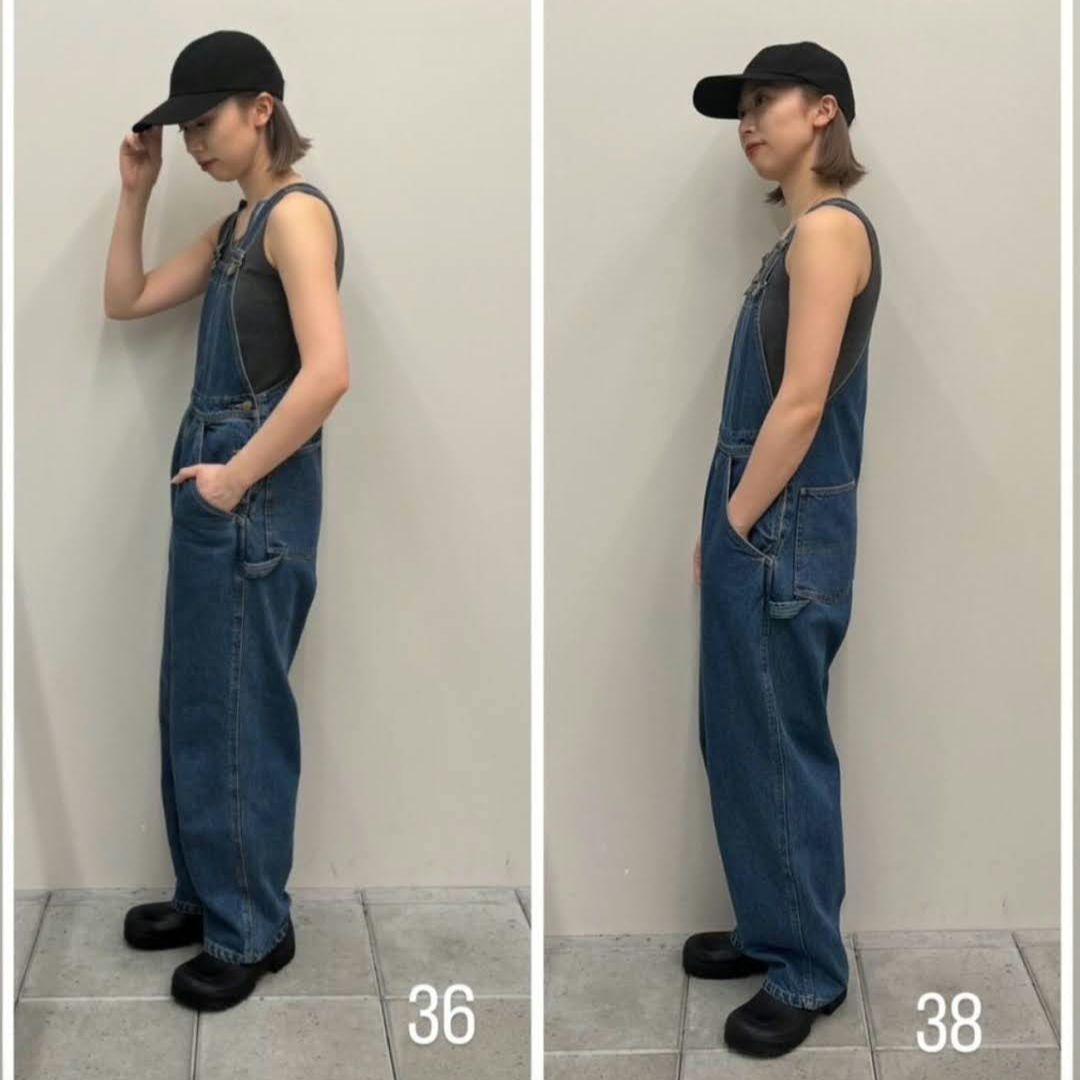 【新品タグ付】anuke デニムオーバーオール 38