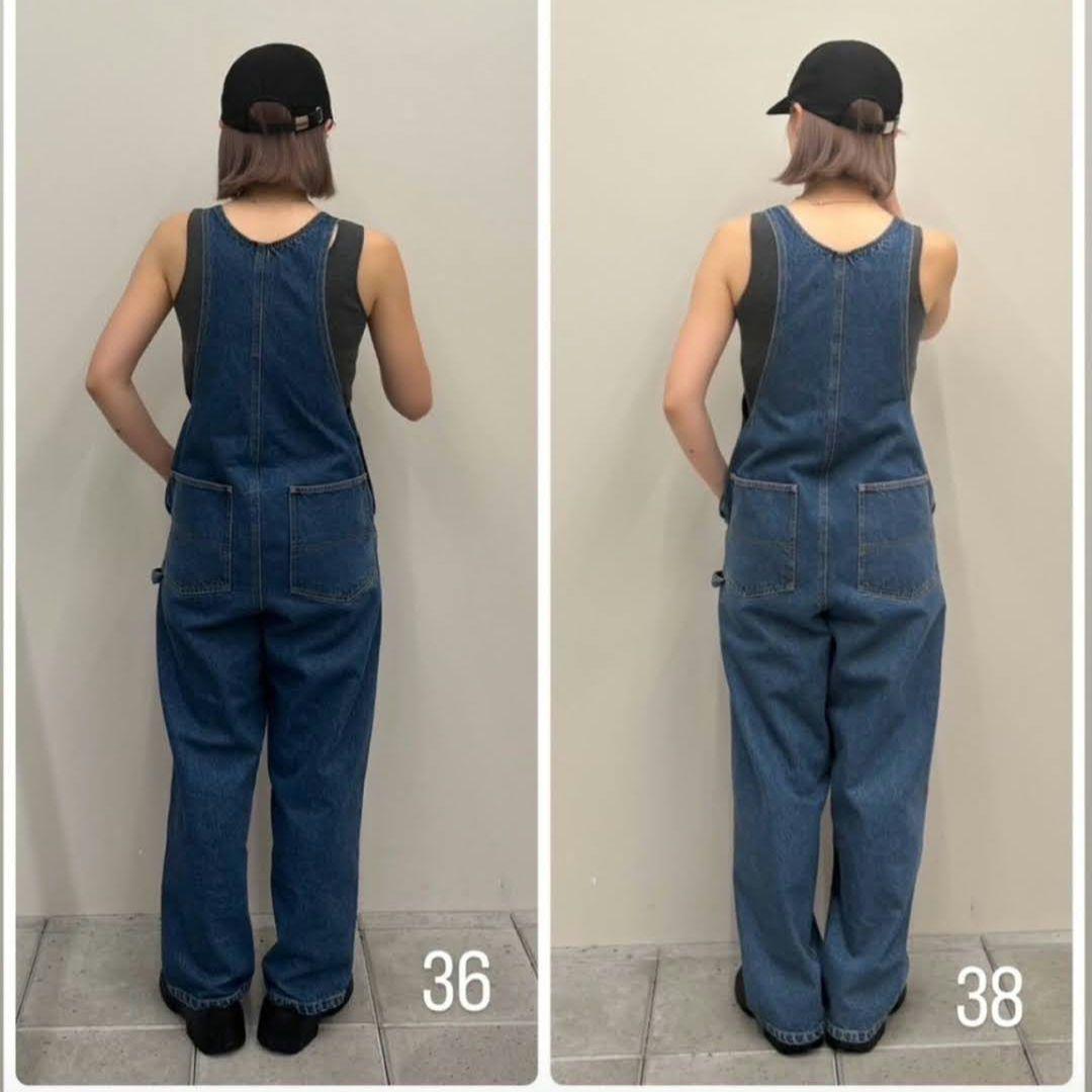 【新品タグ付】anuke デニムオーバーオール 38