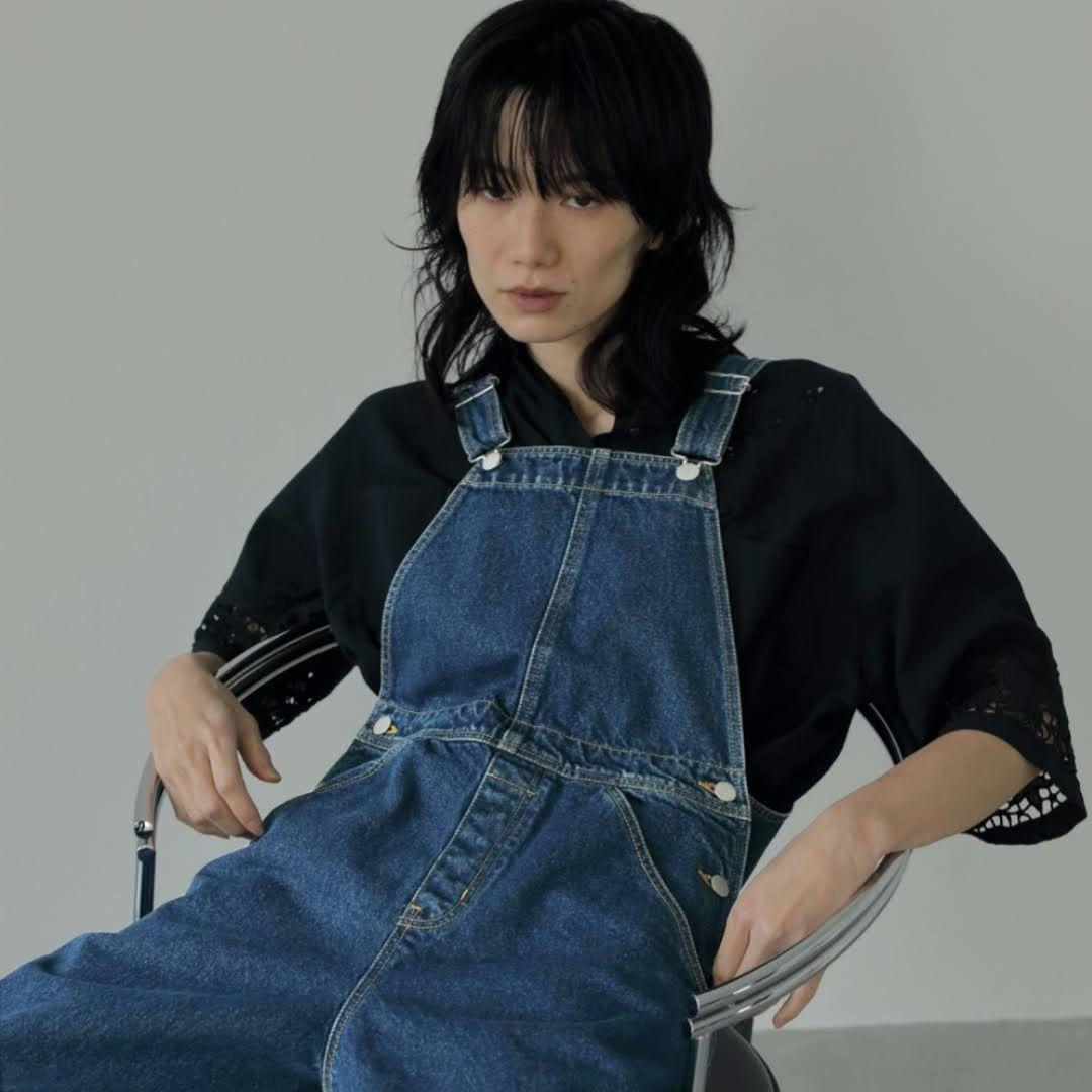 【新品タグ付】anuke デニムオーバーオール 38