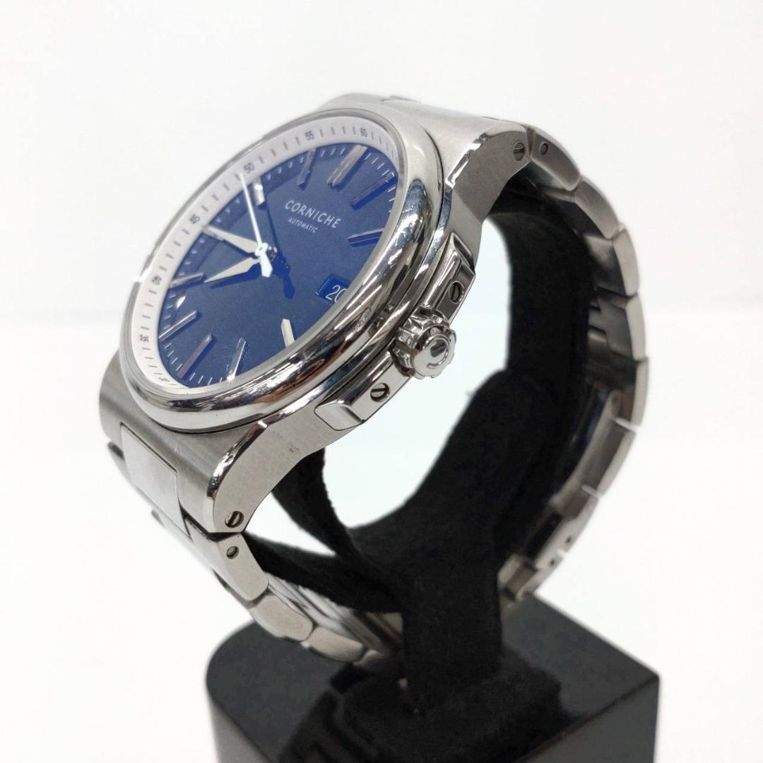CORNICHE ラ グランデ ステンレススチール ブルーマリン 自動巻き腕時計