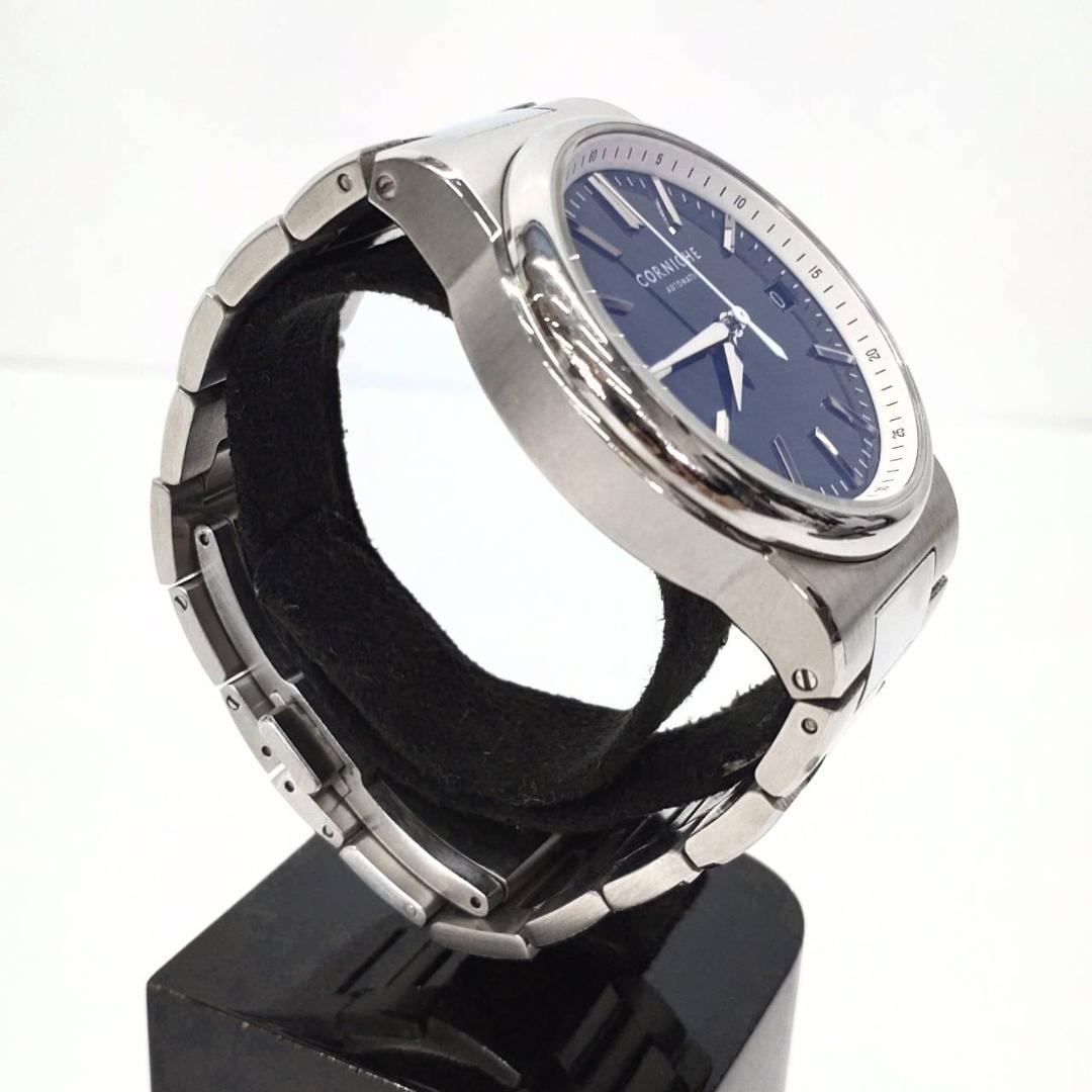 CORNICHE ラ グランデ ステンレススチール ブルーマリン 自動巻き腕時計