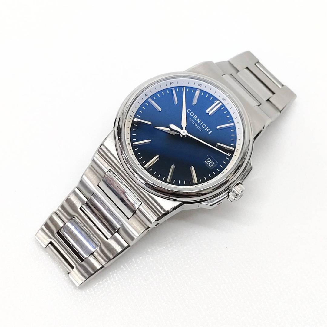 CORNICHE ラ グランデ ステンレススチール ブルーマリン 自動巻き腕時計