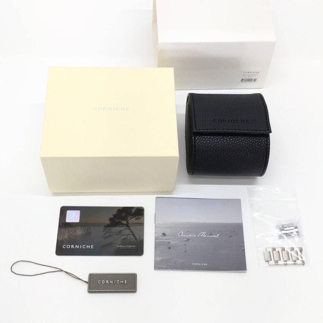 CORNICHE ラ グランデ ステンレススチール ブルーマリン 自動巻き腕時計