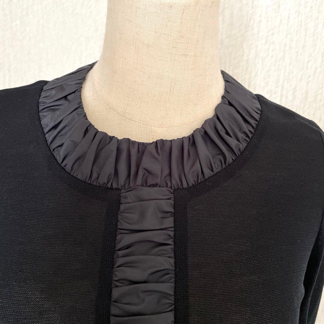 Maron新品未使用LANVIN collection38シルク混紡襟取