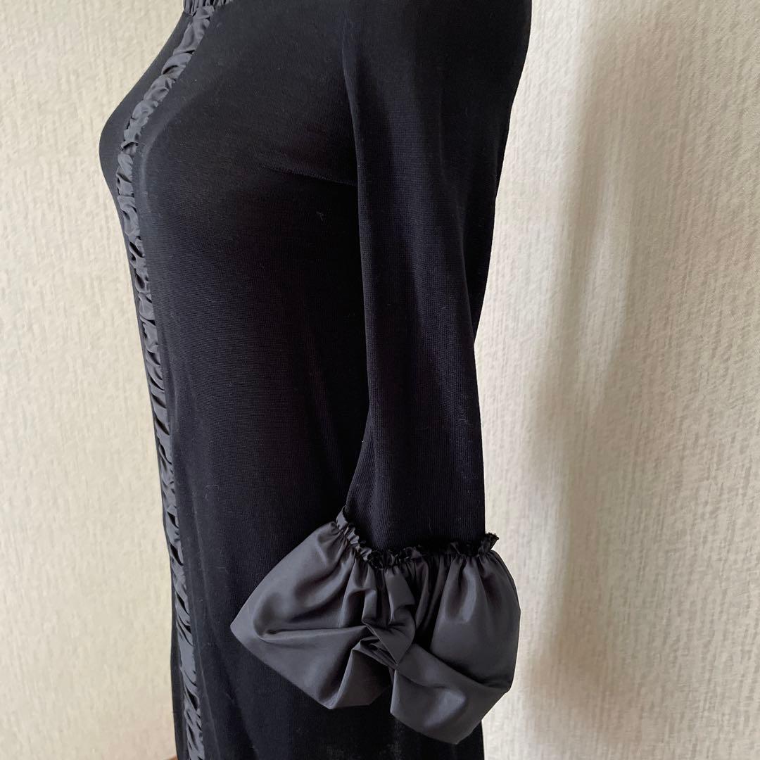 Maron新品未使用LANVIN collection38シルク混紡襟取