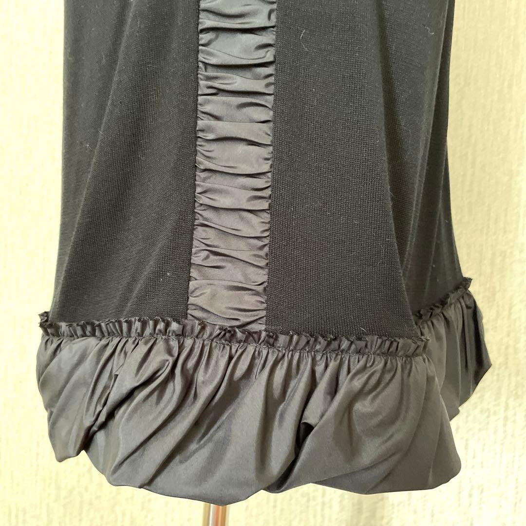 Maron新品未使用LANVIN collection38シルク混紡襟取