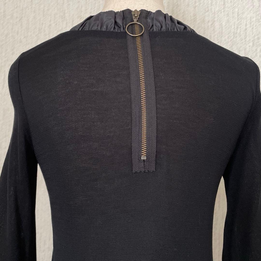 Maron新品未使用LANVIN collection38シルク混紡襟取