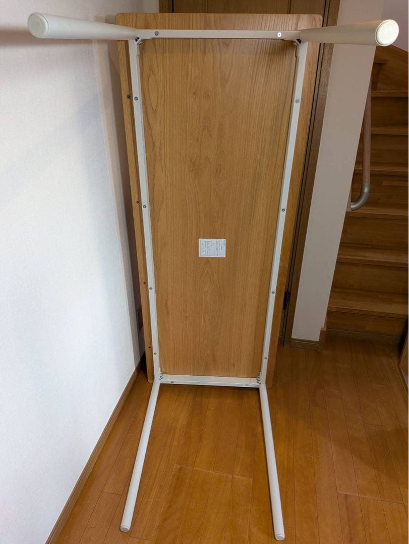 ■送料込■無印 パーソナルデスク パソコン机 スチールオーク 学習事務テーブル