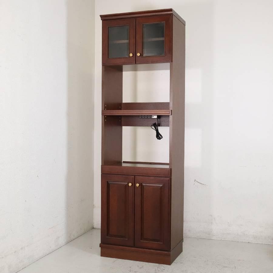 マルニ木工 地中海 レンジボード コンセント付き レンジ台 食器棚 高級家具