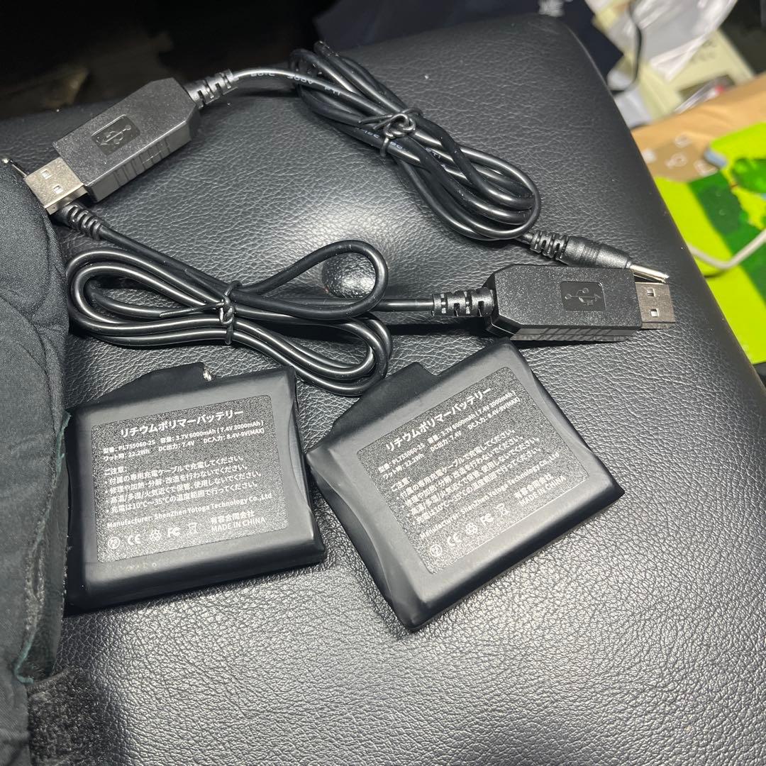 極上品KOMINE Lサイズ電熱グローブ &バッテリー付き