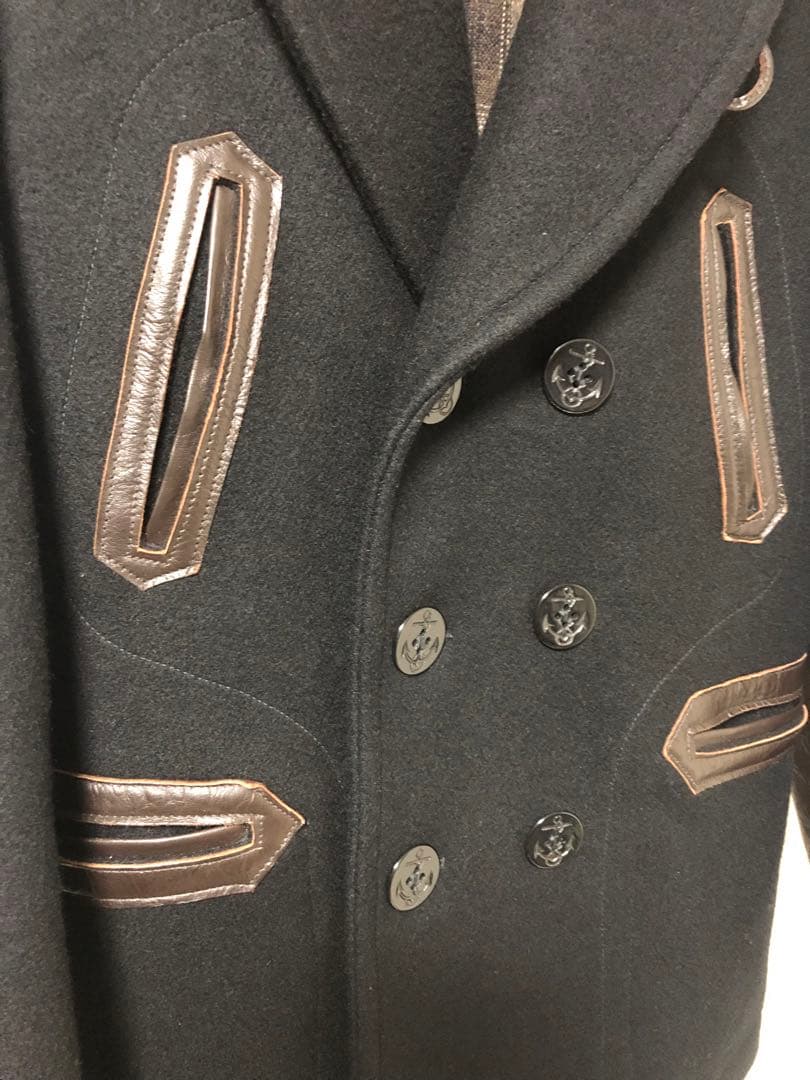 美品 JELADO ジェラード ウール ドンキーコート ピーコート 36