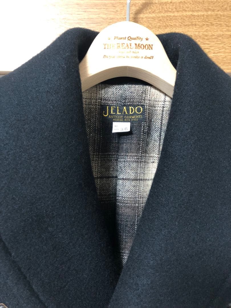 美品 JELADO ジェラード ウール ドンキーコート ピーコート 36