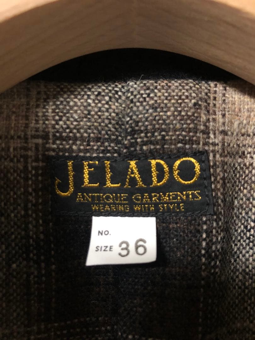 美品 JELADO ジェラード ウール ドンキーコート ピーコート 36