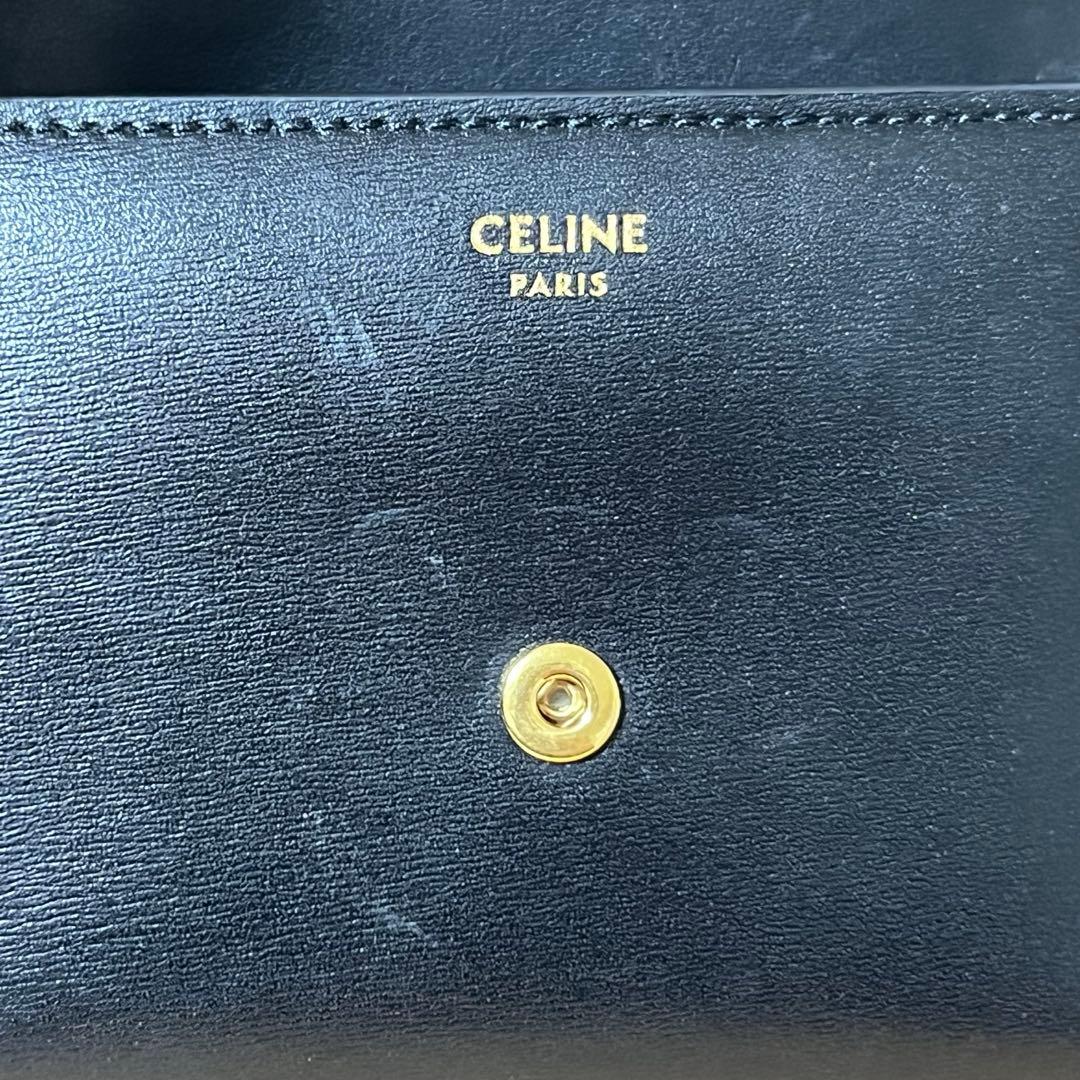 【ポケモン4EVA専用】CELINE スモール フラップウォレット トリオンフ