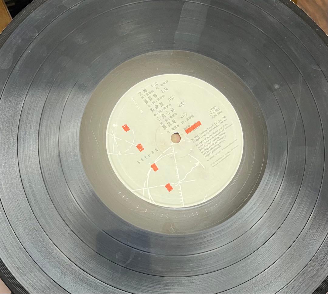 beyond 秘密警察　レコード　LP香港　オリジナル盤