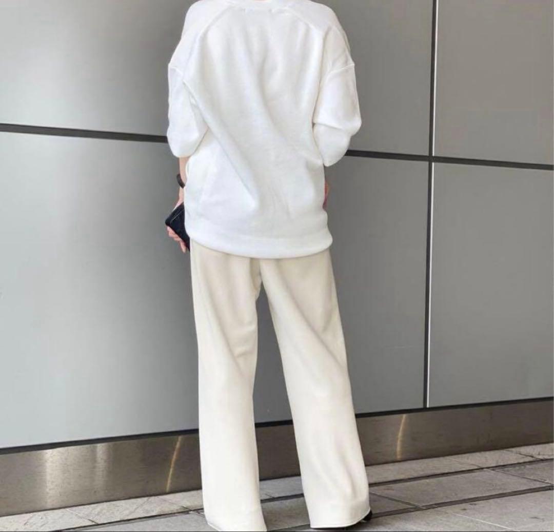 【AP STUDIO】エラスティックパンツ 38 ナチュラルドゥーズイエムクラス