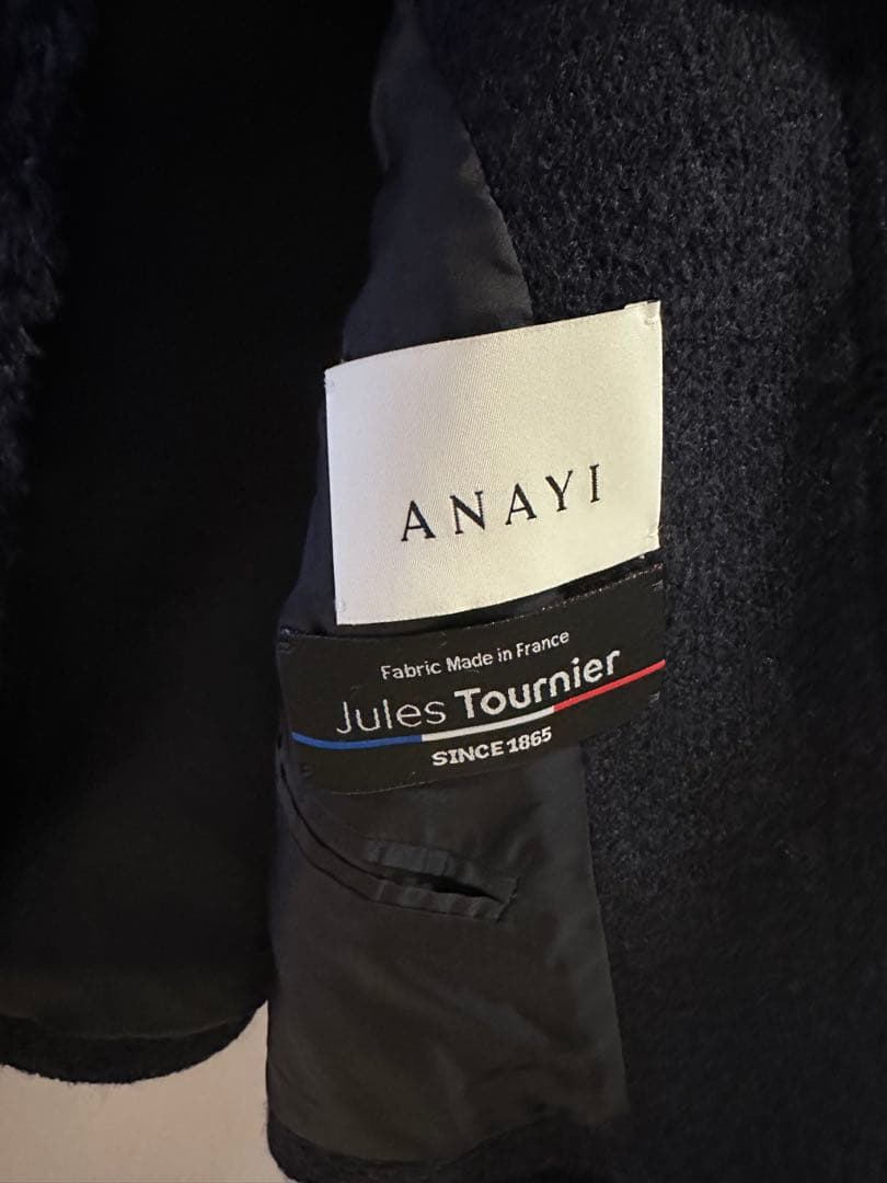 フ*ウ様 アナイ　ネイビーツイードクルージャケット【2024】　新品•未使用