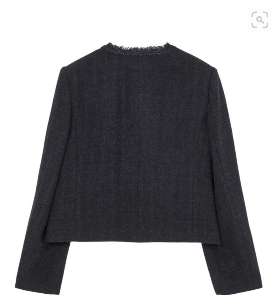 フ*ウ様 アナイ　ネイビーツイードクルージャケット【2024】　新品•未使用