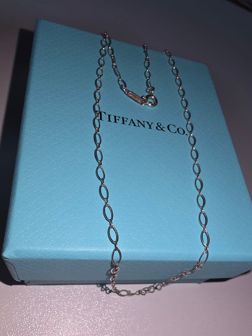 Tiffany ティファニー オーバルリンクチェーンネックレス
