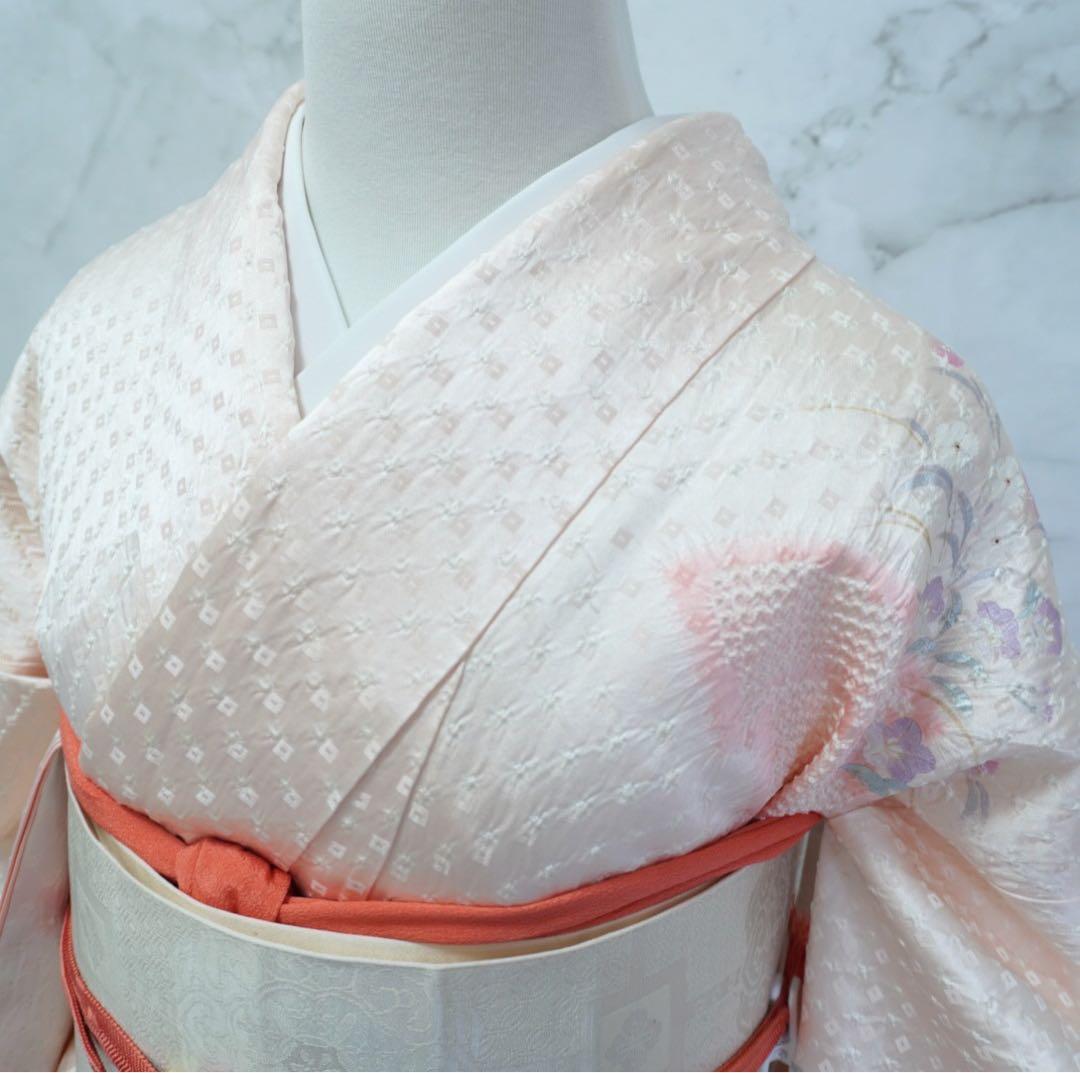 訪問着 フルセットa439Ｄ　七五三　入学式　お宮参り　結婚式　絞り