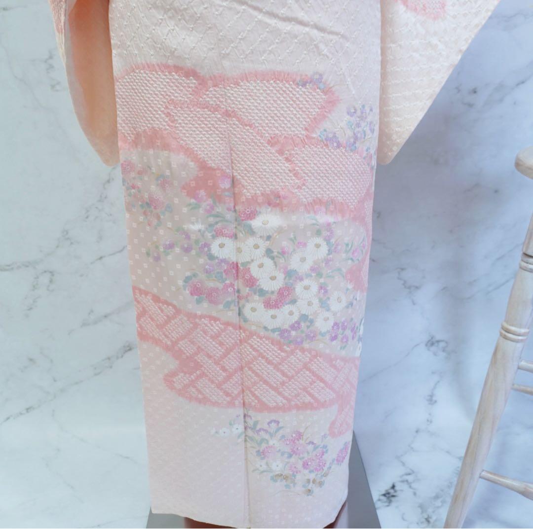 訪問着 フルセットa439Ｄ　七五三　入学式　お宮参り　結婚式　絞り