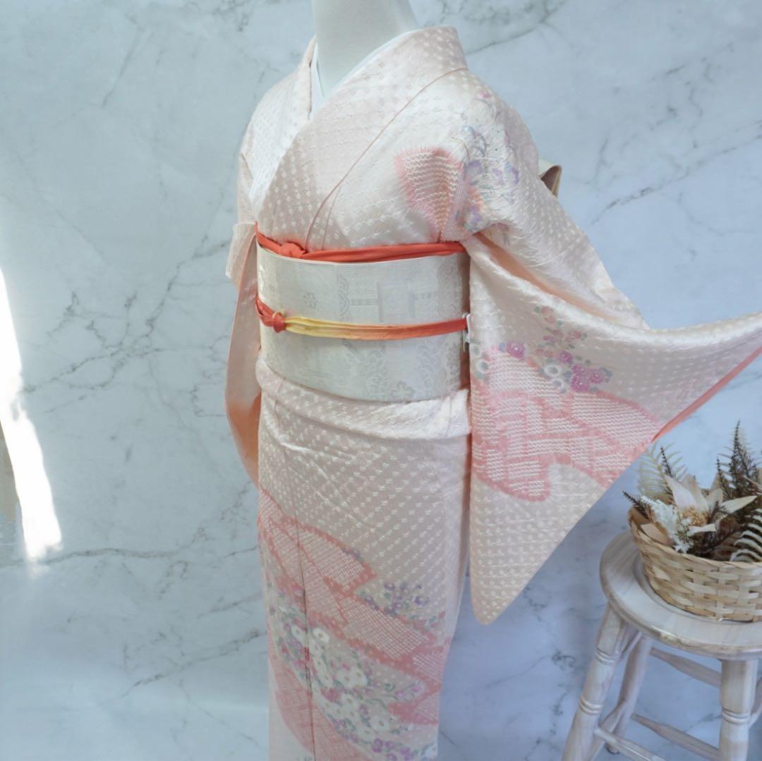 訪問着 フルセットa439Ｄ　七五三　入学式　お宮参り　結婚式　絞り