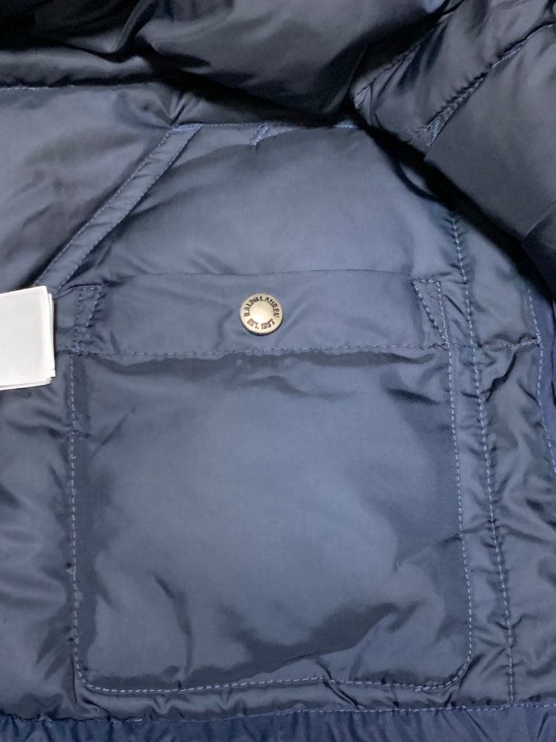 POLO RALPH LAUREN ネイビー ダウンベスト Lサイズ