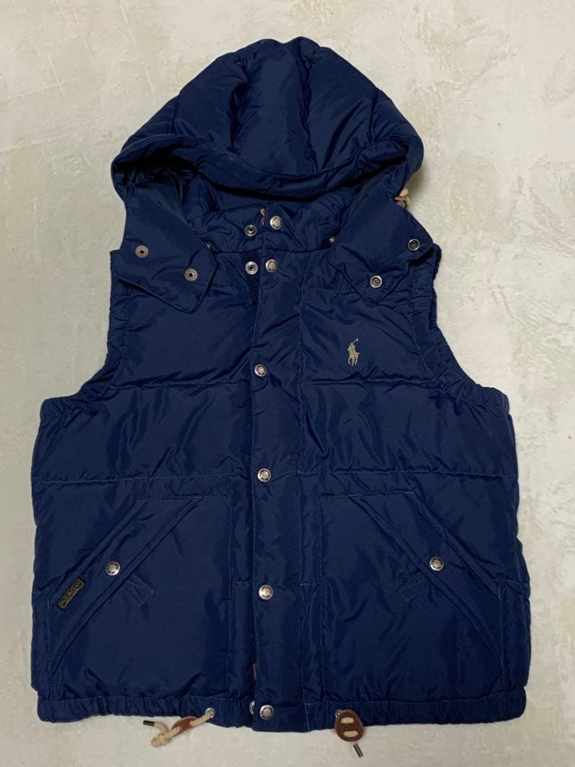 POLO RALPH LAUREN ネイビー ダウンベスト Lサイズ