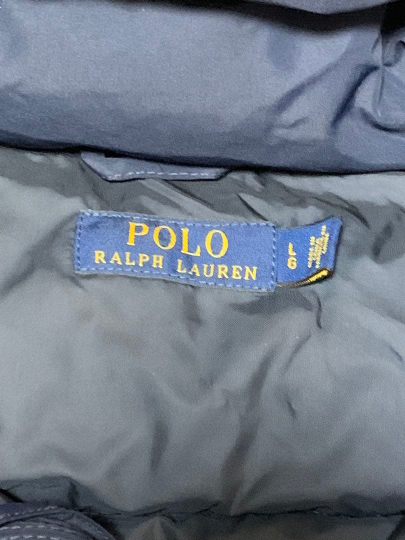 POLO RALPH LAUREN ネイビー ダウンベスト Lサイズ