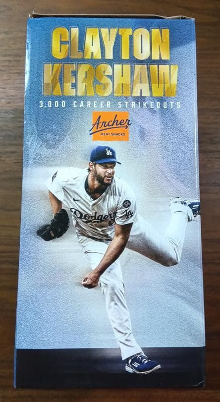 吉*田様 ドジャース記念品★ボブルヘッド：GLAYTON KERSHAW★300
