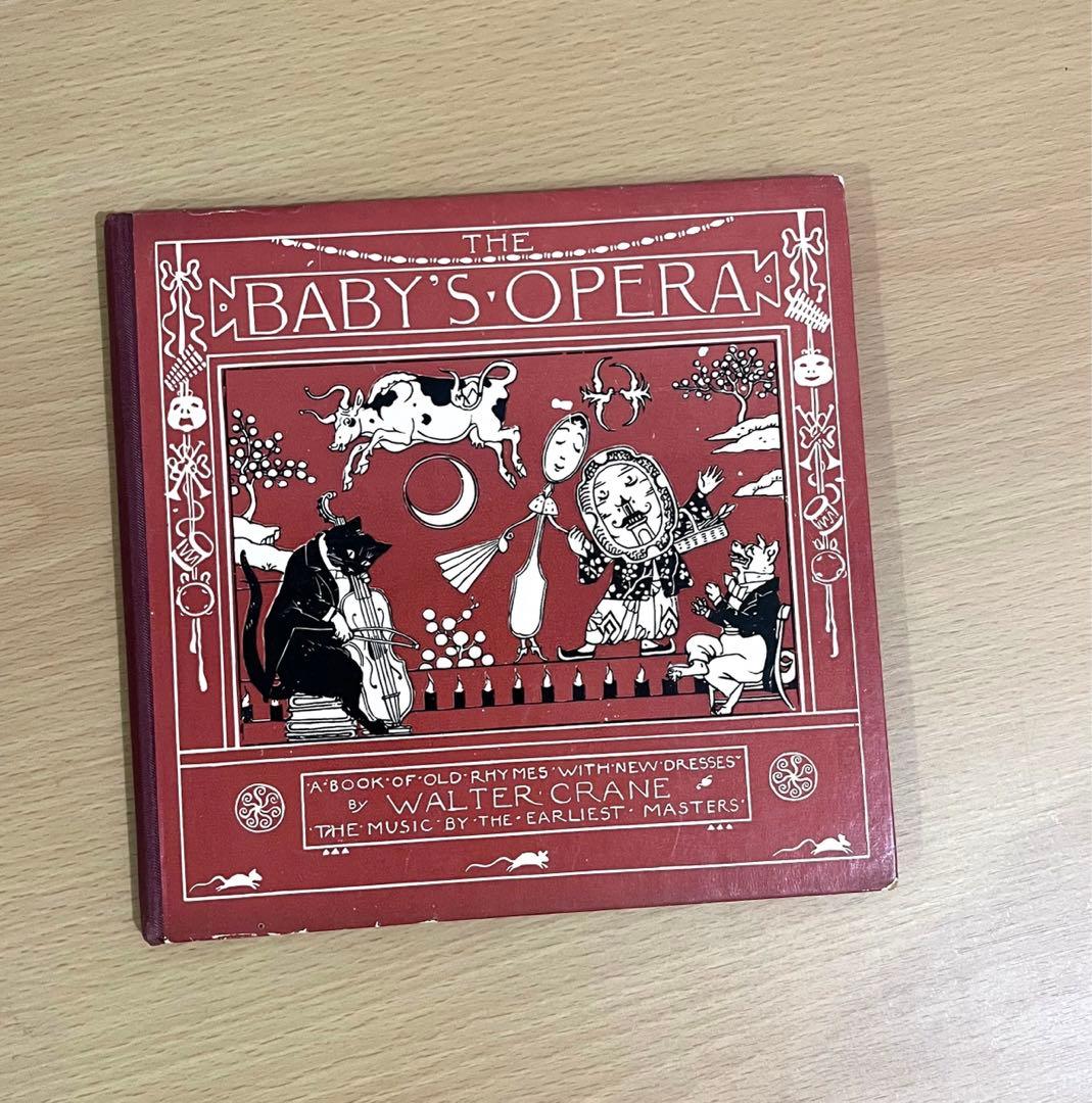 No250 アンティーク 古書 洋書 絵本 幼な子のオペラ ウォルター・クレイン