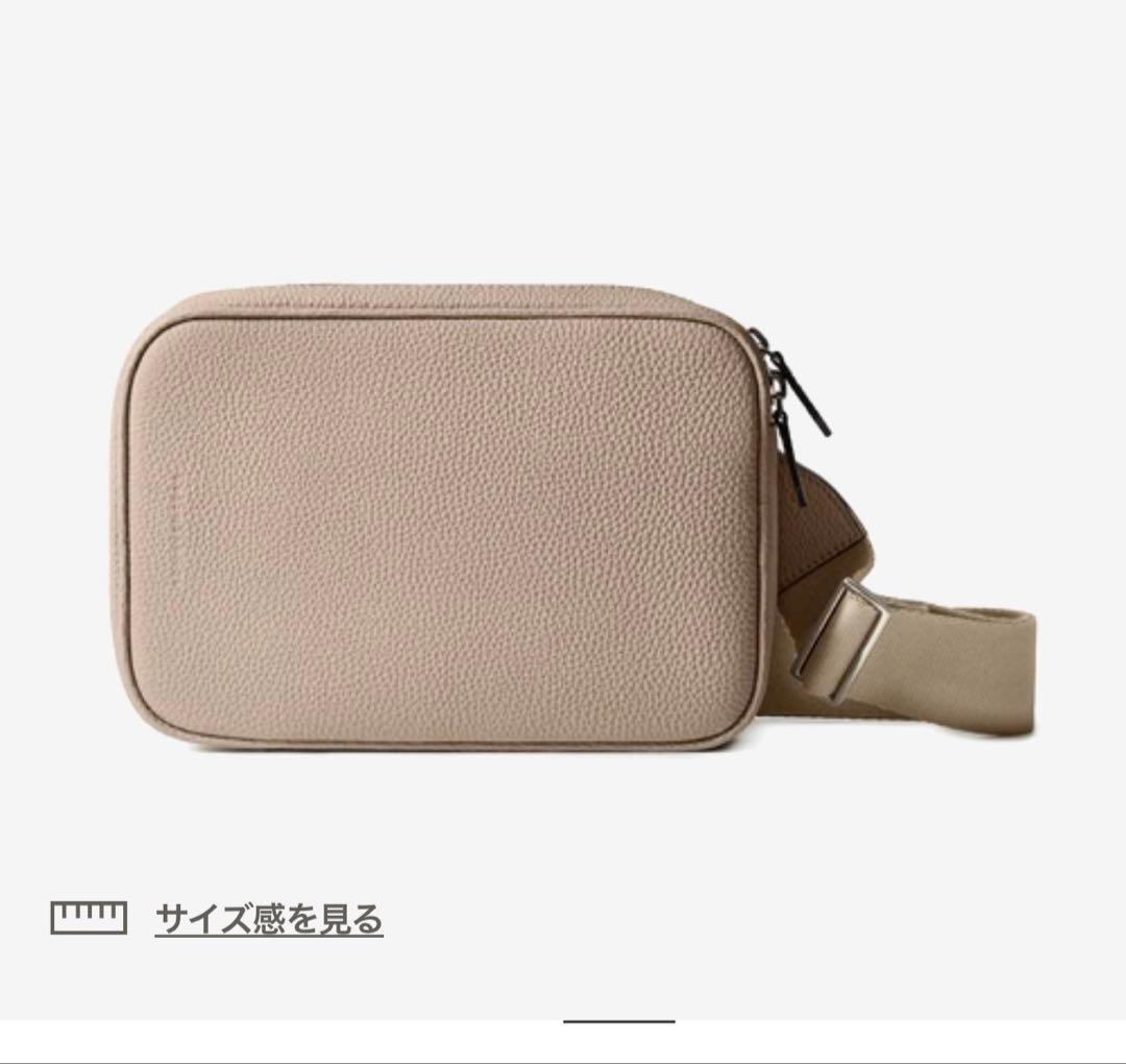 《美品》BONAVENTURA パオロ クロスボディバッグ シュリンクレザー