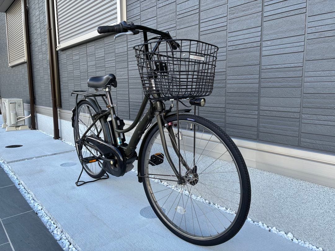 【送料込み】電動自転車　ヤマハ　PAS Ami カーキ