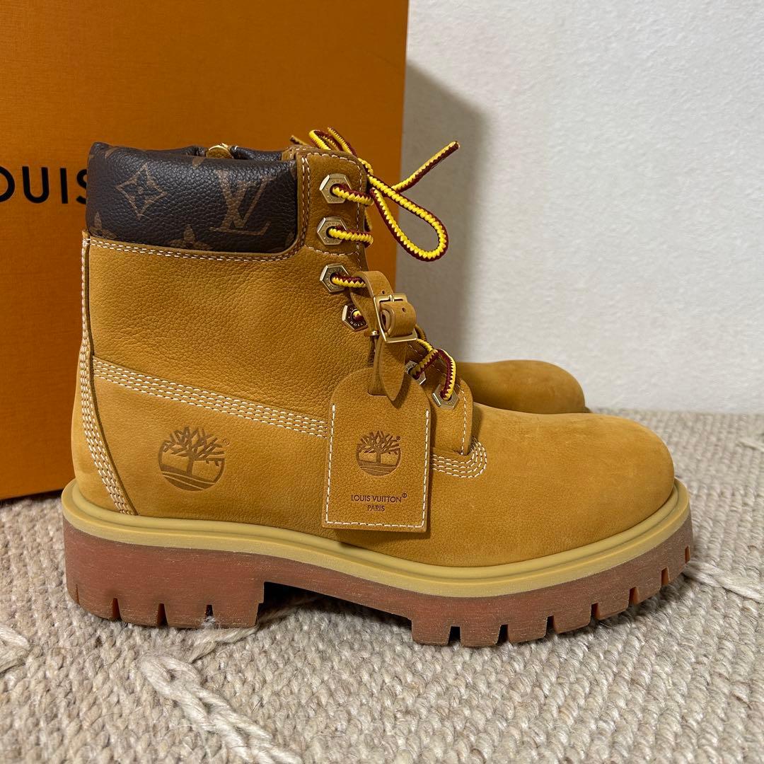 美品 LOUIS VUITTON Timberland ティンバーランド ブーツ