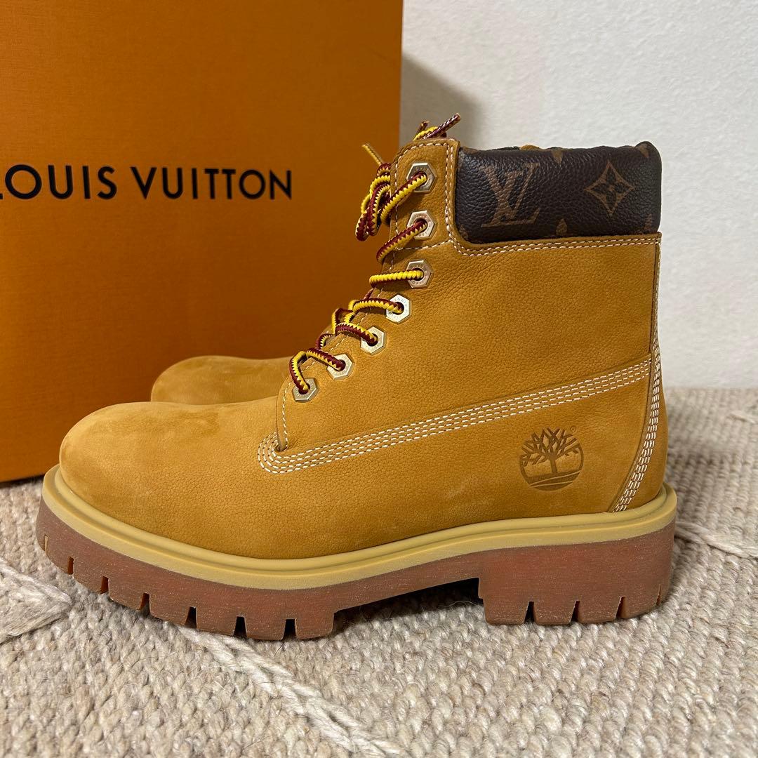 美品 LOUIS VUITTON Timberland ティンバーランド ブーツ