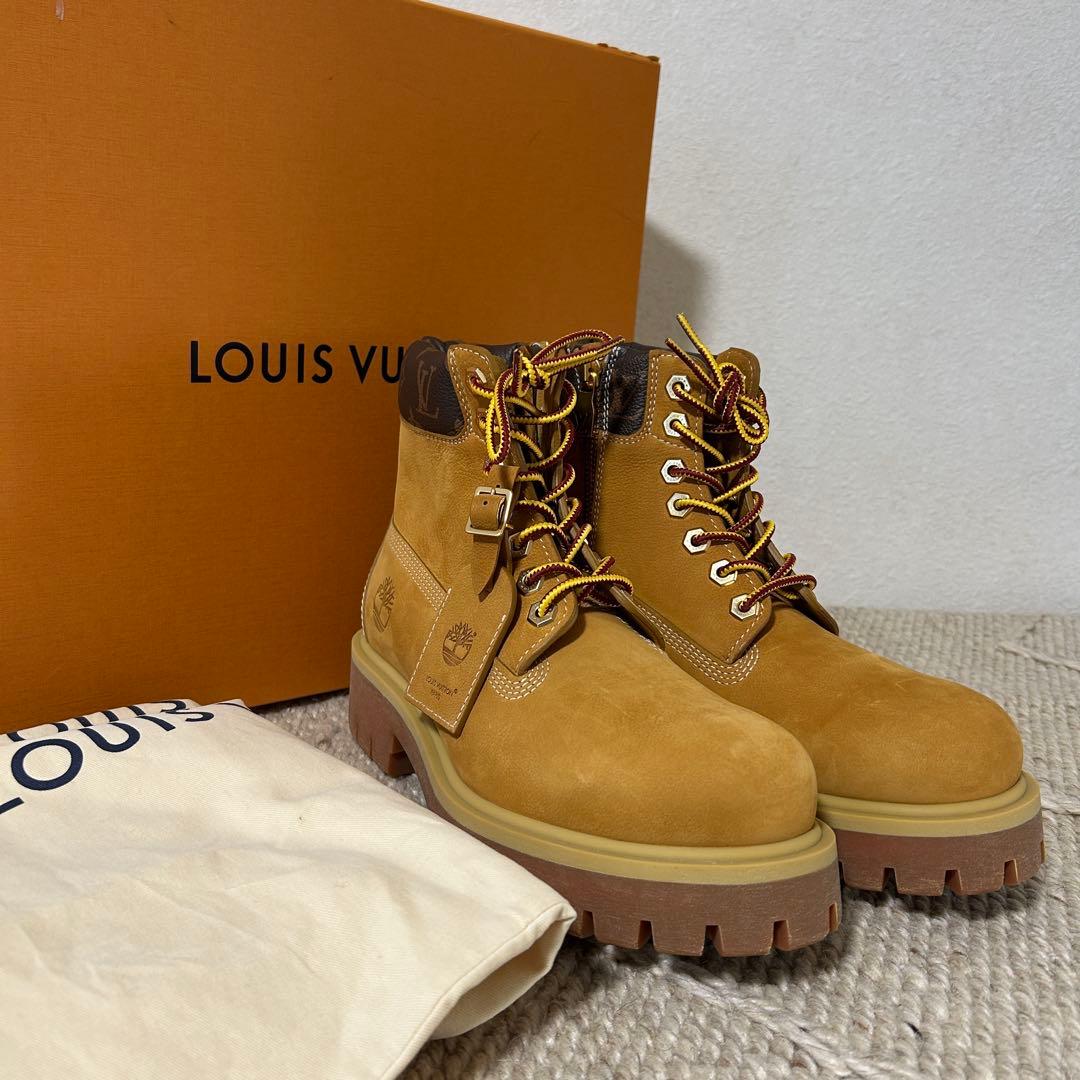 美品 LOUIS VUITTON Timberland ティンバーランド ブーツ