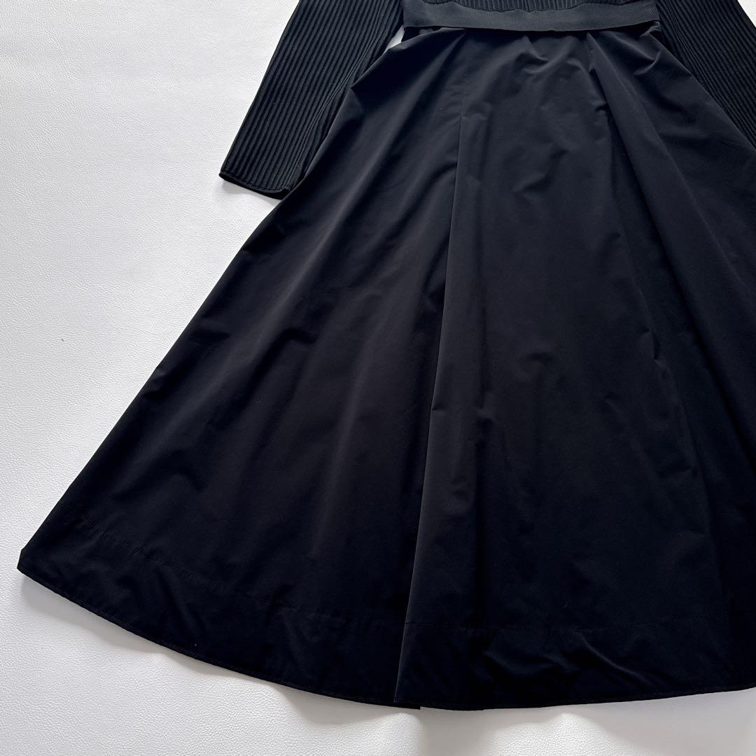 【美品】組曲　FLICKA　コラボ　セレモニー　ニットワンピース　3　Lサイズ