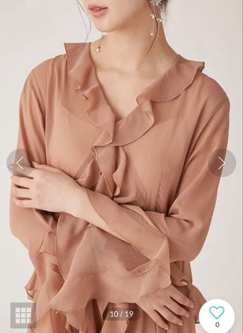 ♡1回のみ着用♡LILY BROWN フリルワンピース