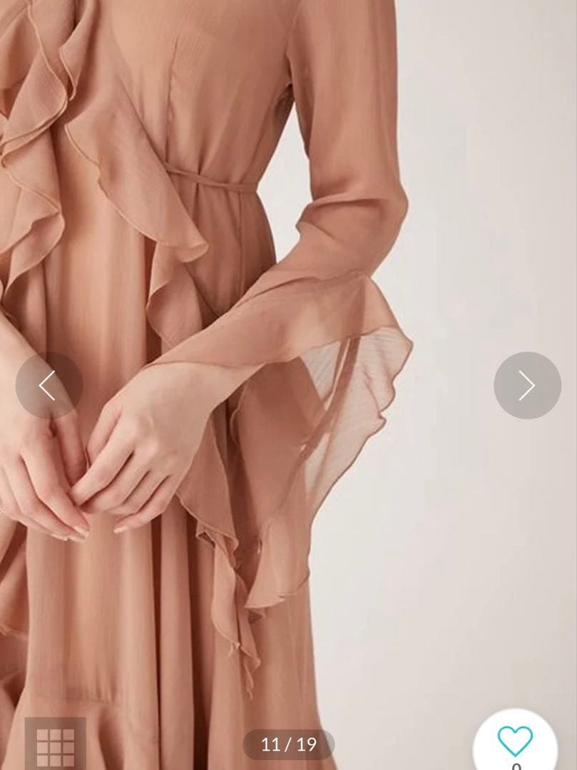 ♡1回のみ着用♡LILY BROWN フリルワンピース