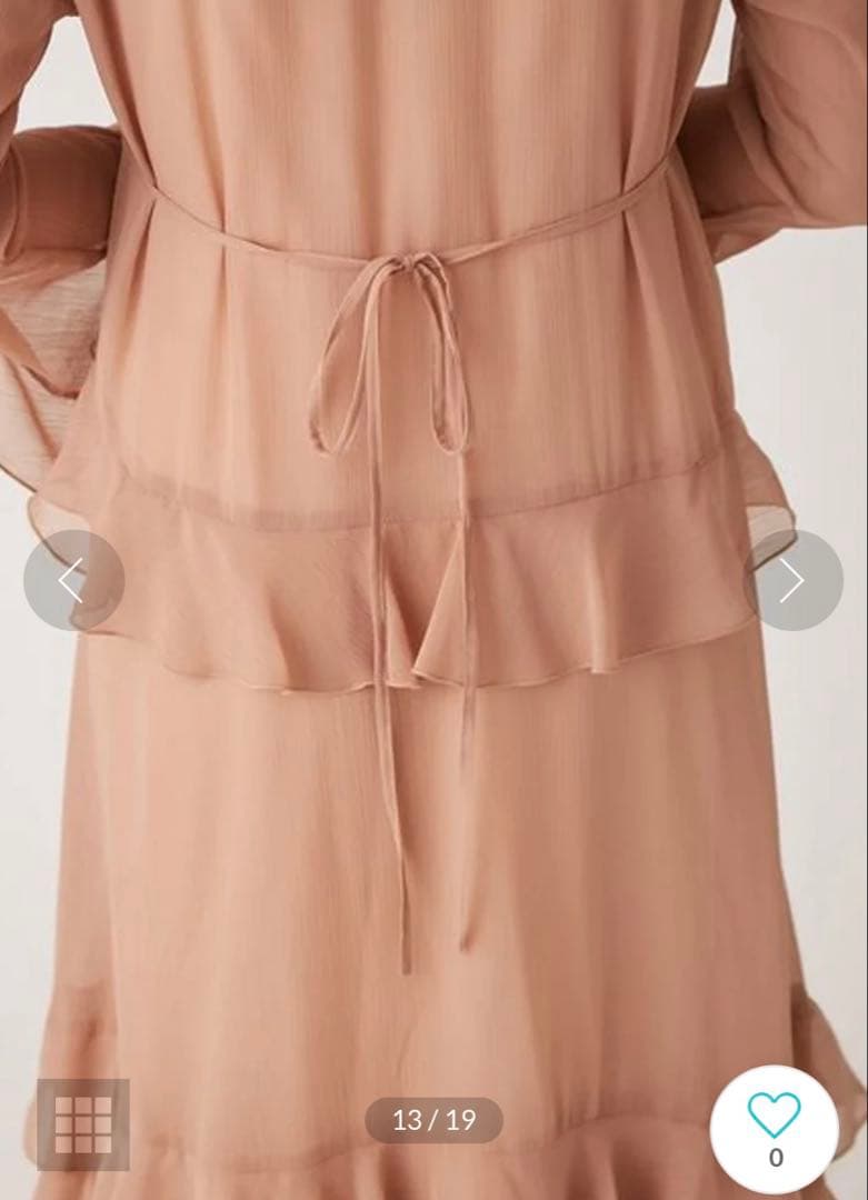 ♡1回のみ着用♡LILY BROWN フリルワンピース