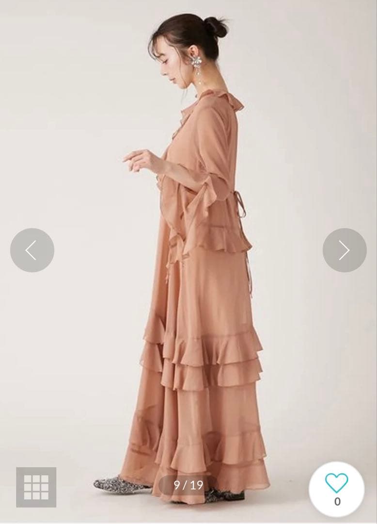 ♡1回のみ着用♡LILY BROWN フリルワンピース