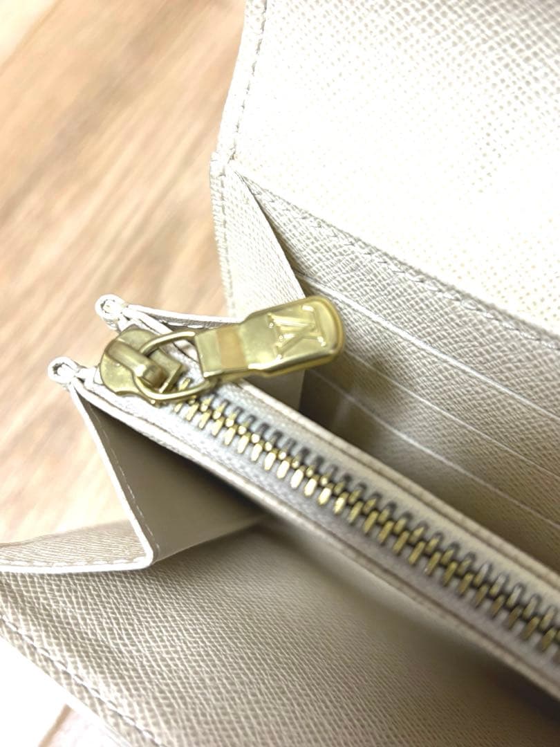 【中古】LOUISVUITTON ダミエ アズール ポルトフォイユ サラ 長財布