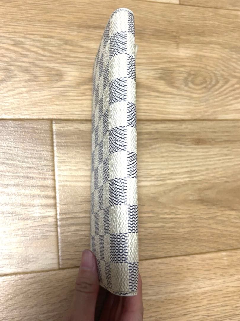 【中古】LOUISVUITTON ダミエ アズール ポルトフォイユ サラ 長財布