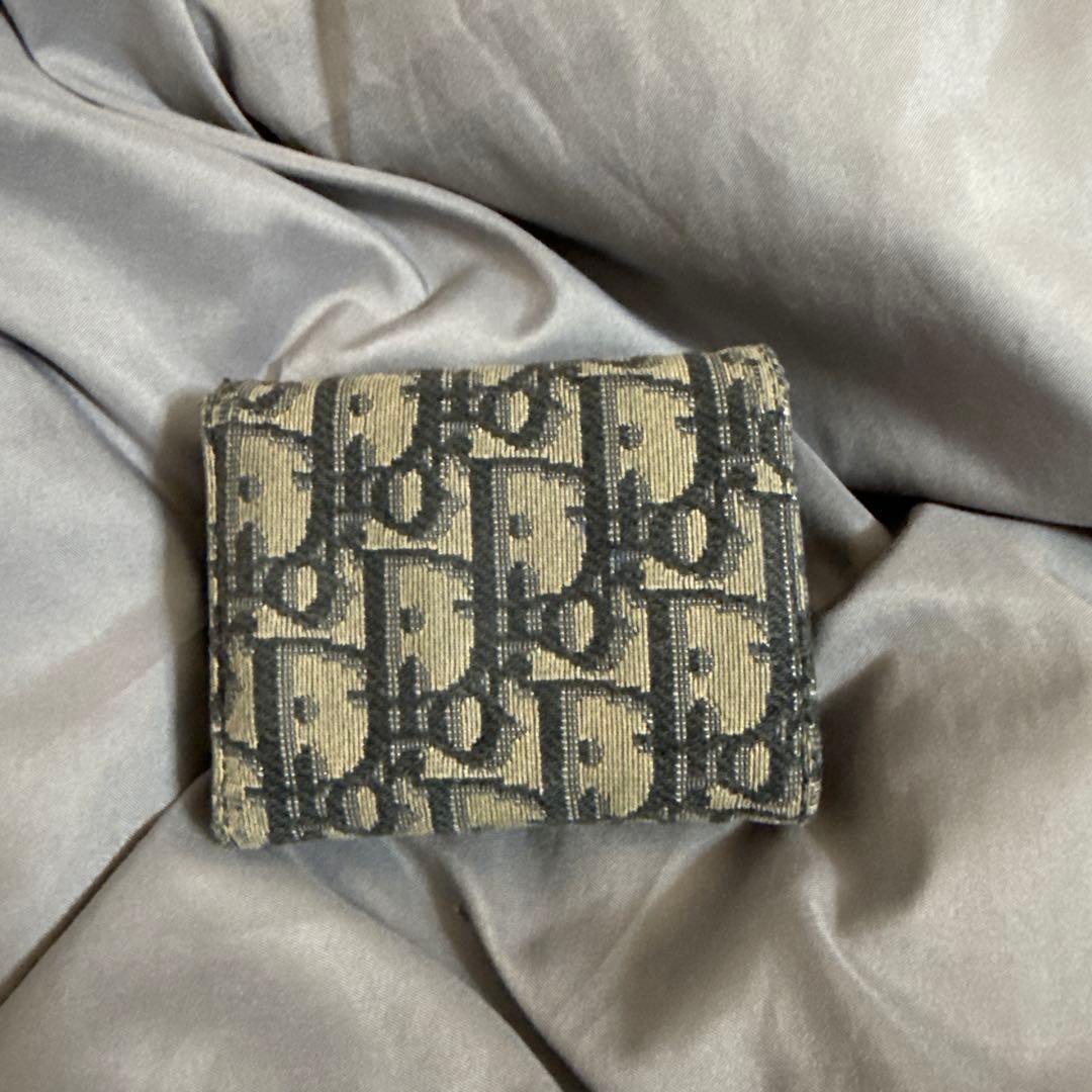 大人気！！DIOR 三つ折り財布 ケース付き オブリーク　ジャガード